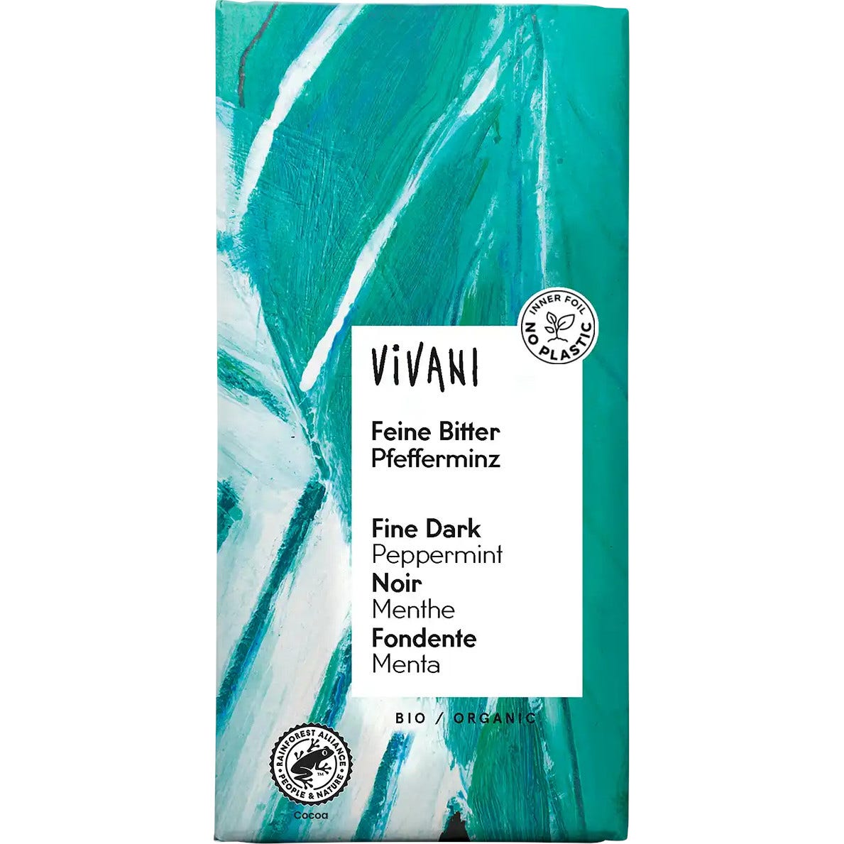 Viviani Cioccolato Fondente Menta Piperita Amara 100g-2