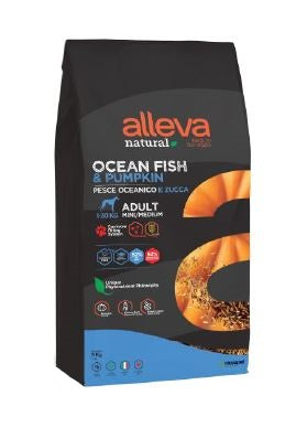 Alleva Natural Dog Adult Ocean Fish & Pumpkin Mini/medium 5 kg