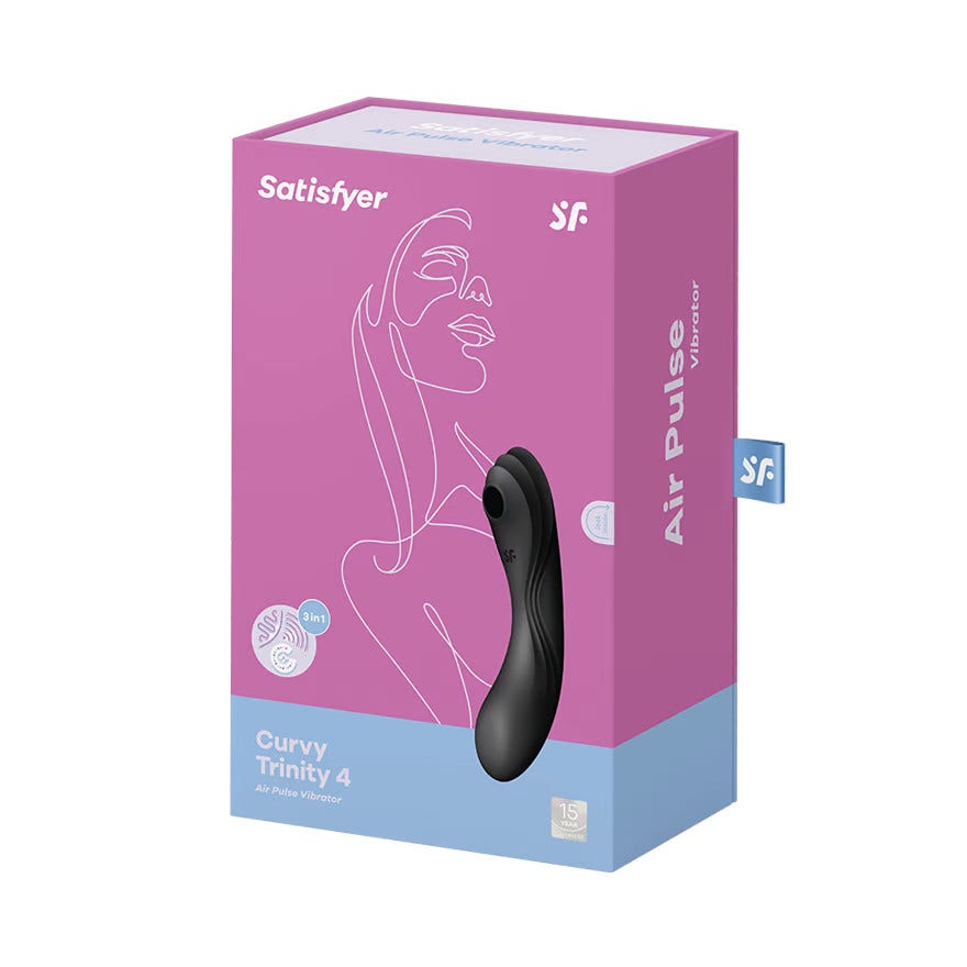 Satisfyer Curvy Trinity 4 Vibratore Nero-5