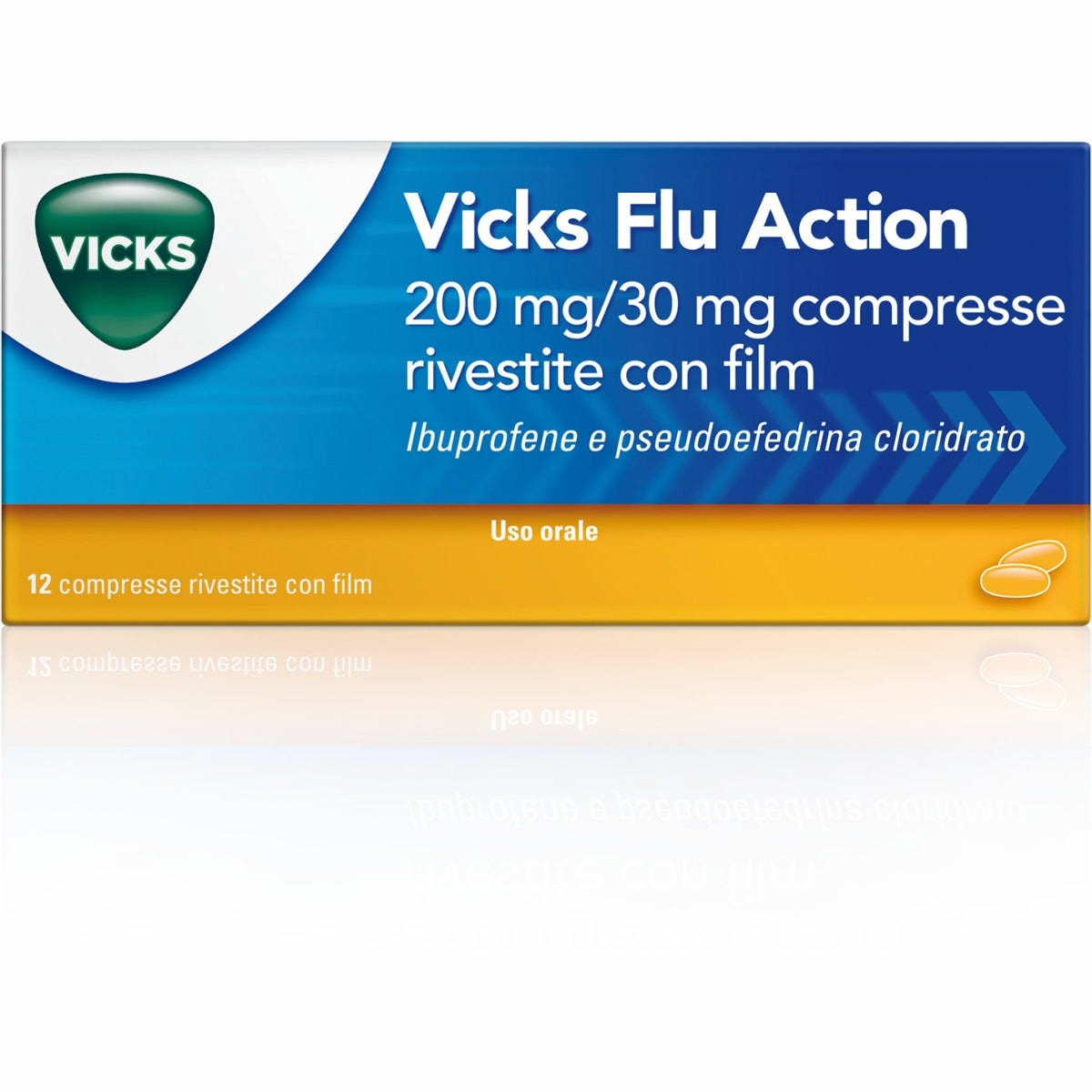 Vicks Flu Action 12 Compresse 200+30mg-5