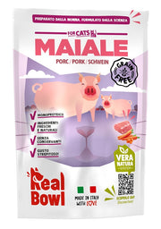 Real Bowl Busta Singola Maiale Senza Cereali 80 g