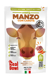 Real Bowl Busta Singola Manzo Senza Cereali 150 g