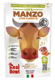 Real Bowl Busta Singola Manzo Senza Cereali 400 g