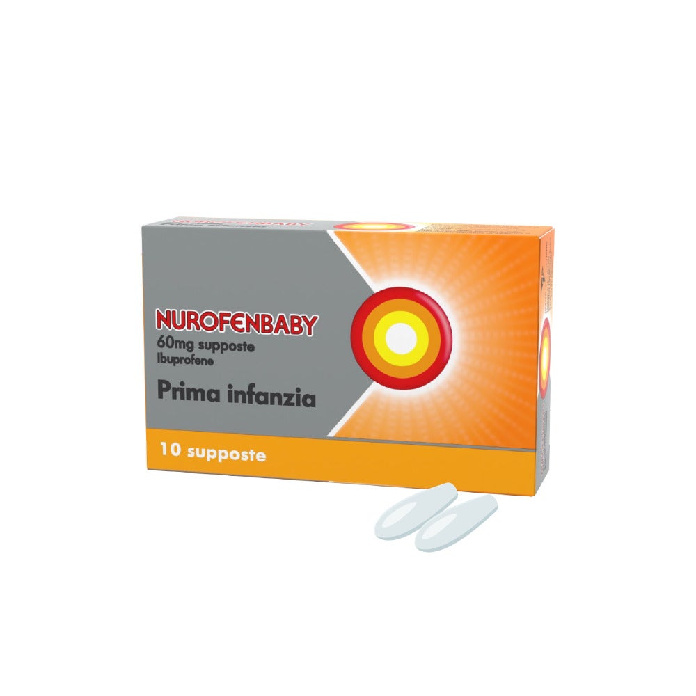 Nurofenbaby 10 Supposte Prima Infanzia 60mg-13