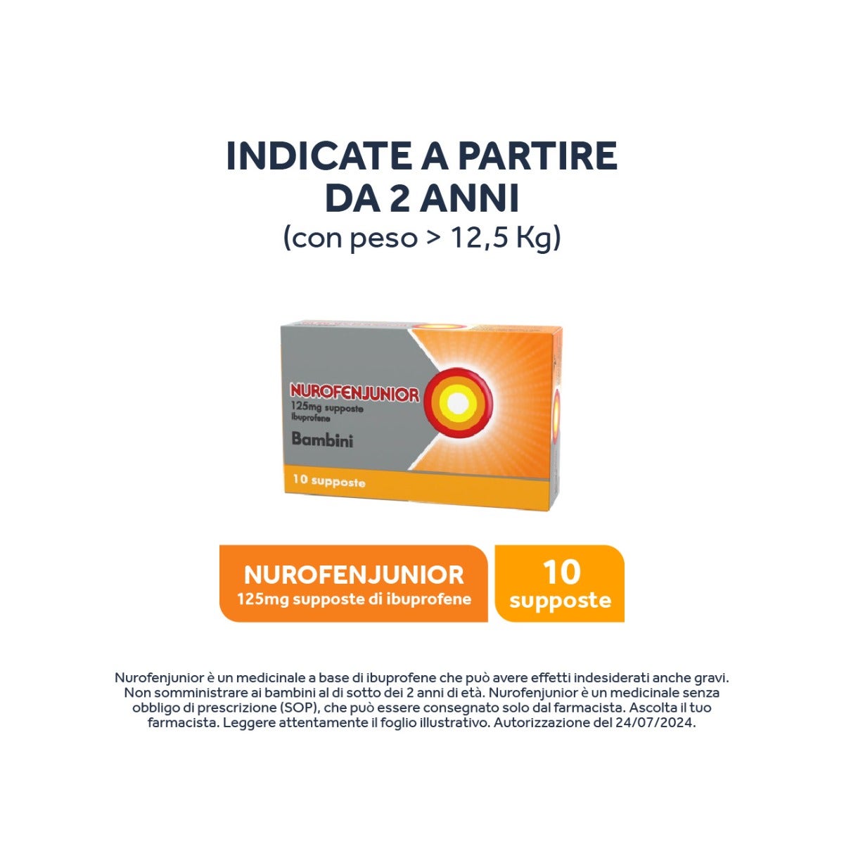Nurofenjunior 10 Supposte 125mg-13