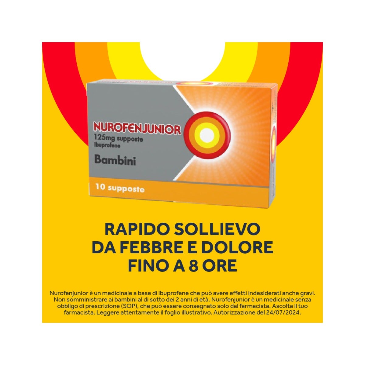 Nurofenjunior 10 Supposte 125mg-15