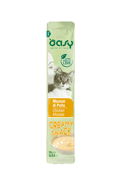 Oasy Snack Cat Creamy Snack Pollo 4x15g-2