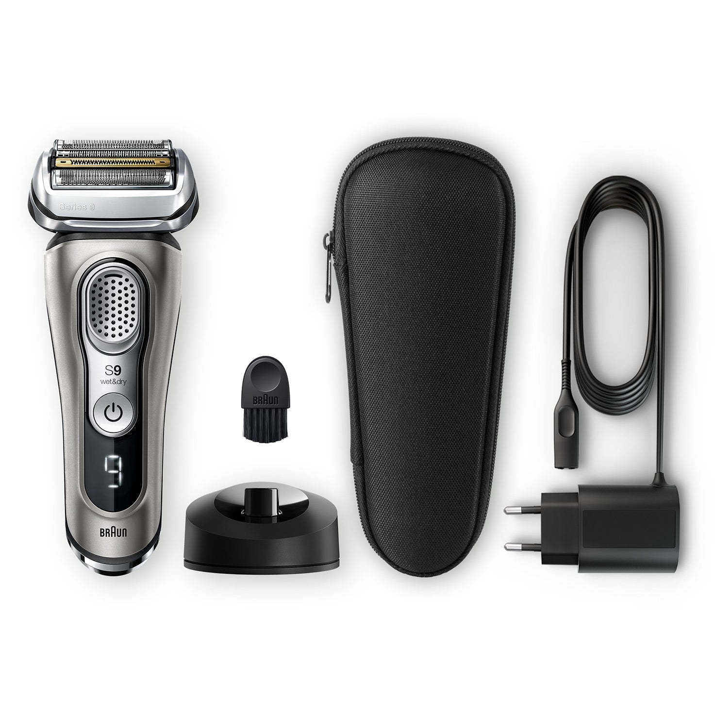 Braun Rasoio Series 9 Wet&Dry 9325s Con Base Di Ricarica Grafite - 2