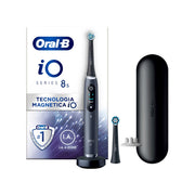 Oral-B Spazzolino Elettrico Ricaricabile iO 8S Nero, 2 Testine, 1 Custodia Da Viaggio, 1 Spazzolino-1