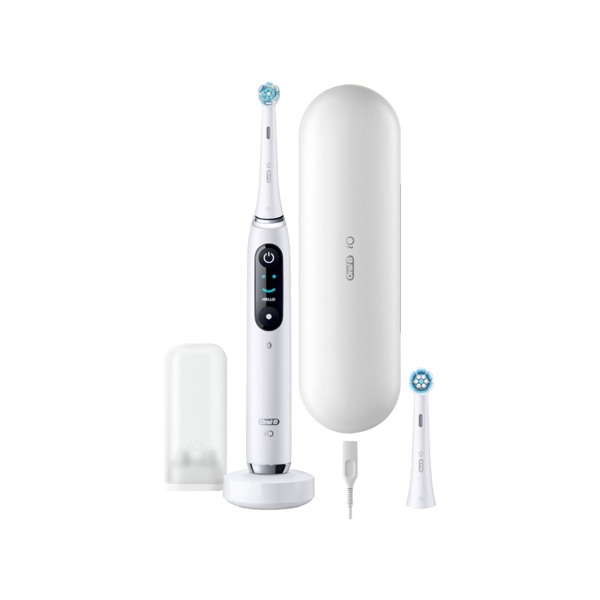 Oral-B Spazzolino Elettrico Ricaricabile iO 9S Bianco, 2 Testine, 1 Custodia Da Viaggio Ricaricabile, 1 Spazzolino-5
