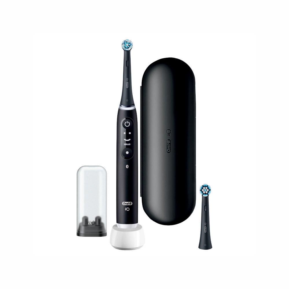 Oral-B iO6 Spazzolino Elettrico Ricaricabile Nero Con Custodia Da Viaggio-5