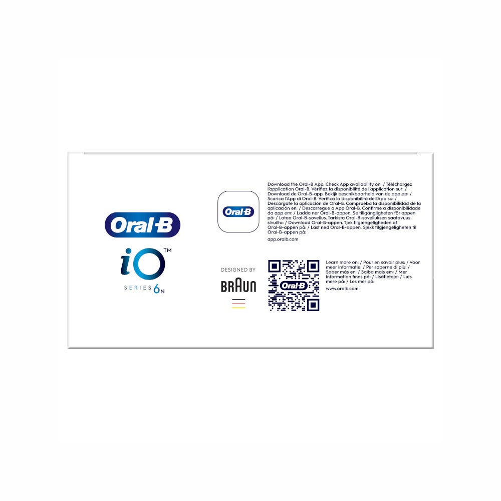 Oral-B iO6 Spazzolino Elettrico Ricaricabile Nero Con Custodia Da Viaggio-8