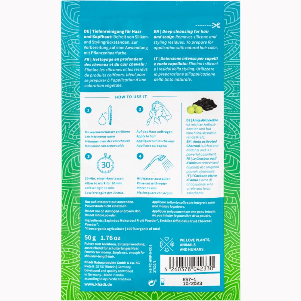 Khadi Maschera Detox Per Capelli 50g-2