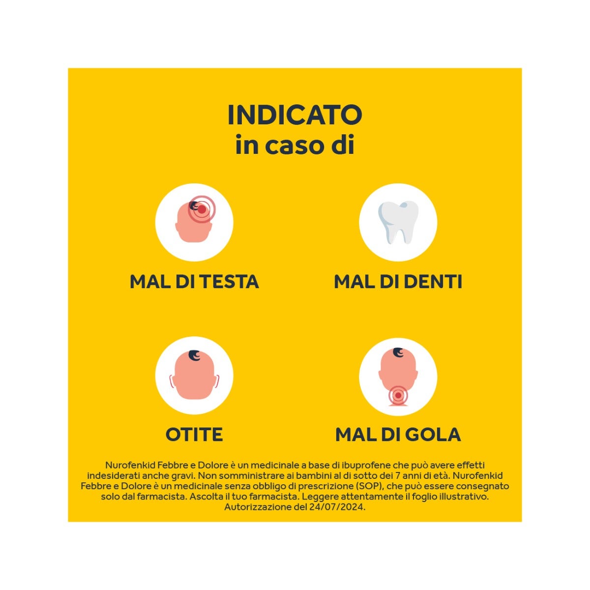 Nurofenkid Febbre Dolore 24 Capsule Molli Masticabili 100mg-18