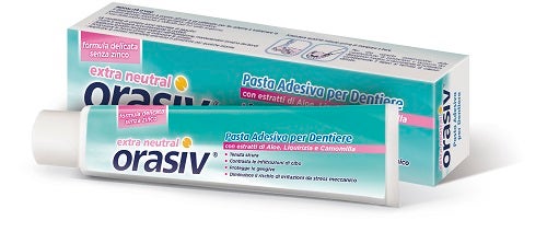 Orasiv Extra Neutral Pasta Adesiva per Dentiere 40 g-1