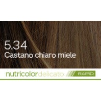Biokap Nutricolor Delicato Rapid 5.34 Castano Chiaro Miele 135ml  - 2