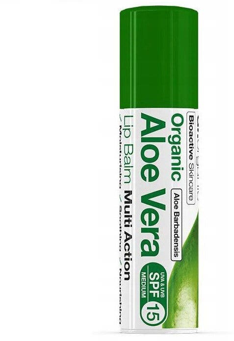 Dr Organic Aloe Burrocacacao 1 Stick Labbra-1