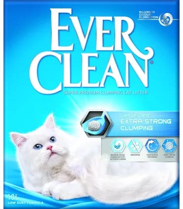 Ever Clean Unscented Extra Strong Clumping 10 Kg-1