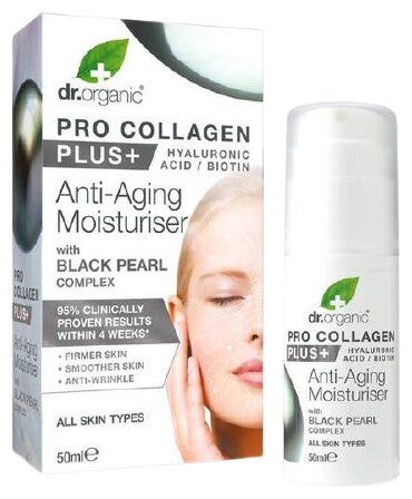 Dr Organic Pro Black Pearl Crema Viso Anti-Età 50ml-1