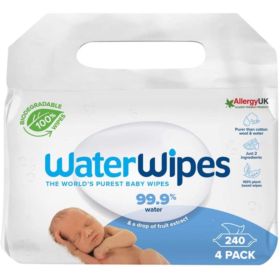 Waterwipes Salviette Neonato Biodegradabili 240 Pezzi-1