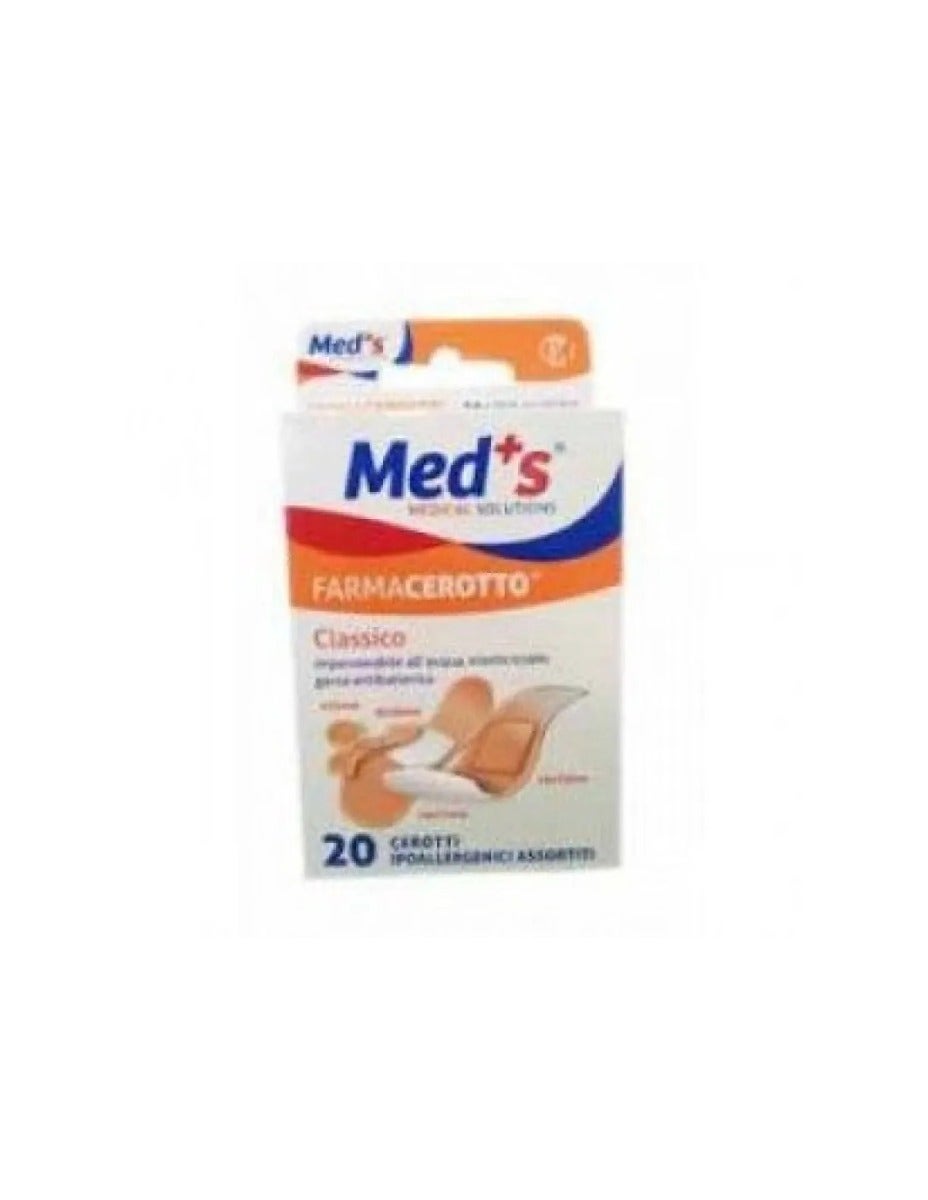 Med's Cerotto Strips Poliuretano Ipoallergenico Classico L/XL 20 Pezzi-1