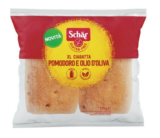 Schar xl Ciabatta Pomodori e Olio D'oliva 2 Pezzi x 85 g-1