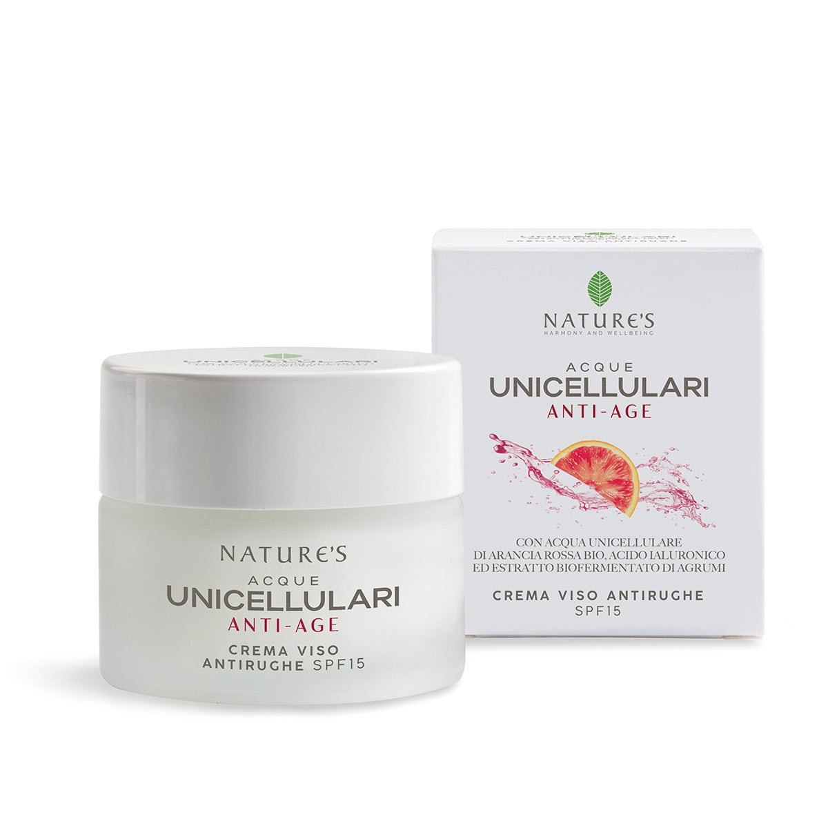 Nature's Acque Unicellulari Crema Viso Anti-Rughe SPF15 50ml-3
