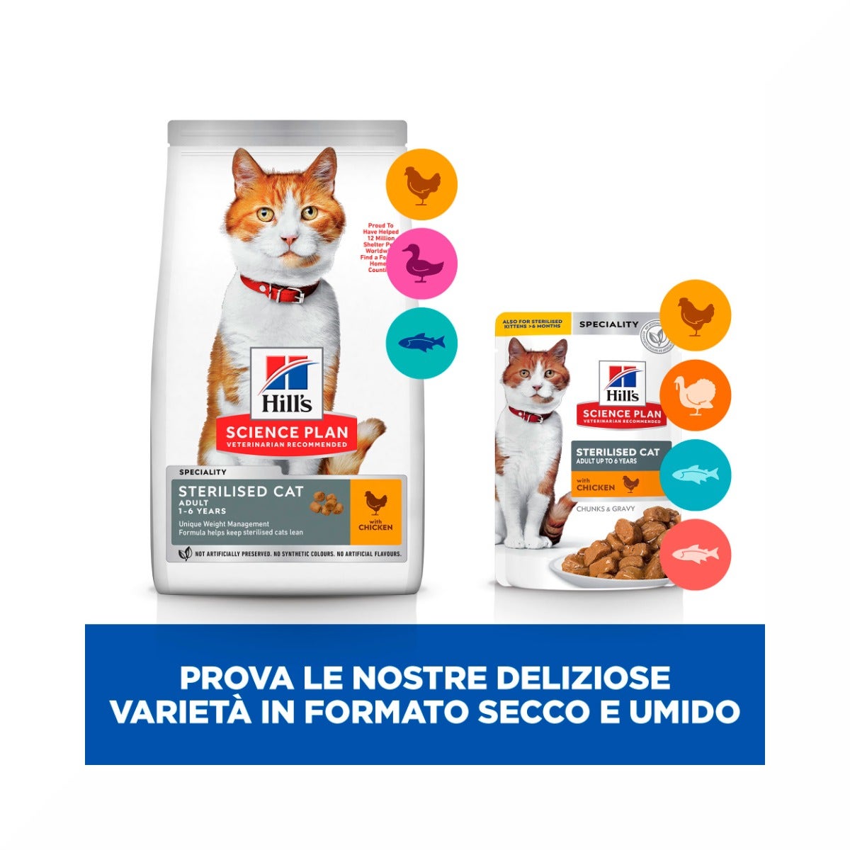 Hill's Science Plan Sterilised Cat Adult Crocchette Per Gatti Con Pollo 10 Kg-4