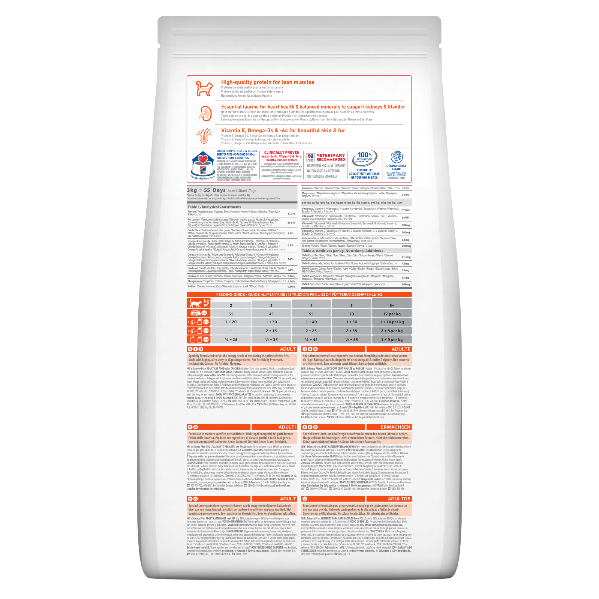 Hill's Science Plan Adult Crocchette per Gatti al Pollo 10Kg-1