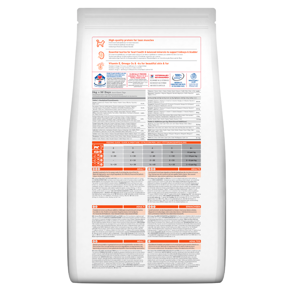 Hill's Science Plan Adult Crocchette per Gatti con Tonno 10Kg-1