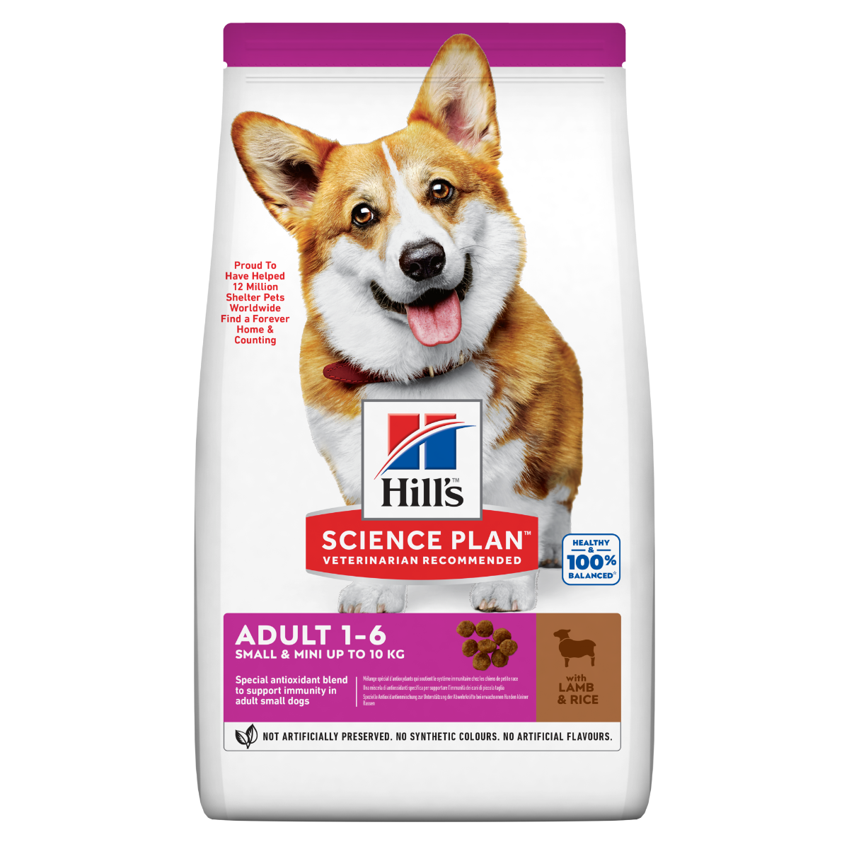 Hill's Science Plan Small & Mini Adult Crocchette con Agnello e Riso per Cani Sacco 6 Kg-0