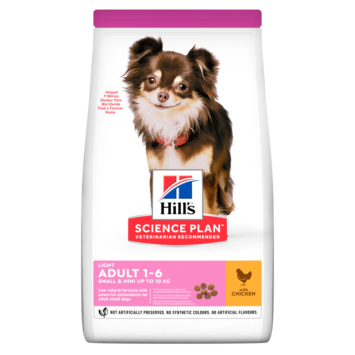 Hill's Science Plan Light Small & Mini Adult Crocchette Con Pollo Per Cani Sacco 6 Kg-1