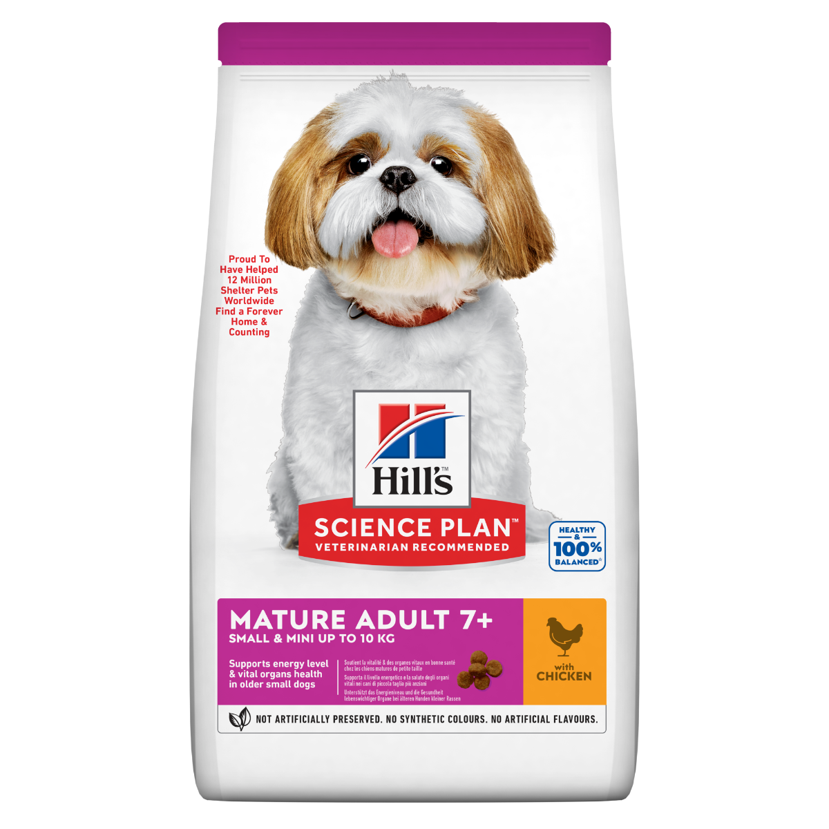 Hill's Science Plan Mature Adult 7+ Crocchette con Pollo per Cani Taglia Piccola Sacco 6 Kg-1