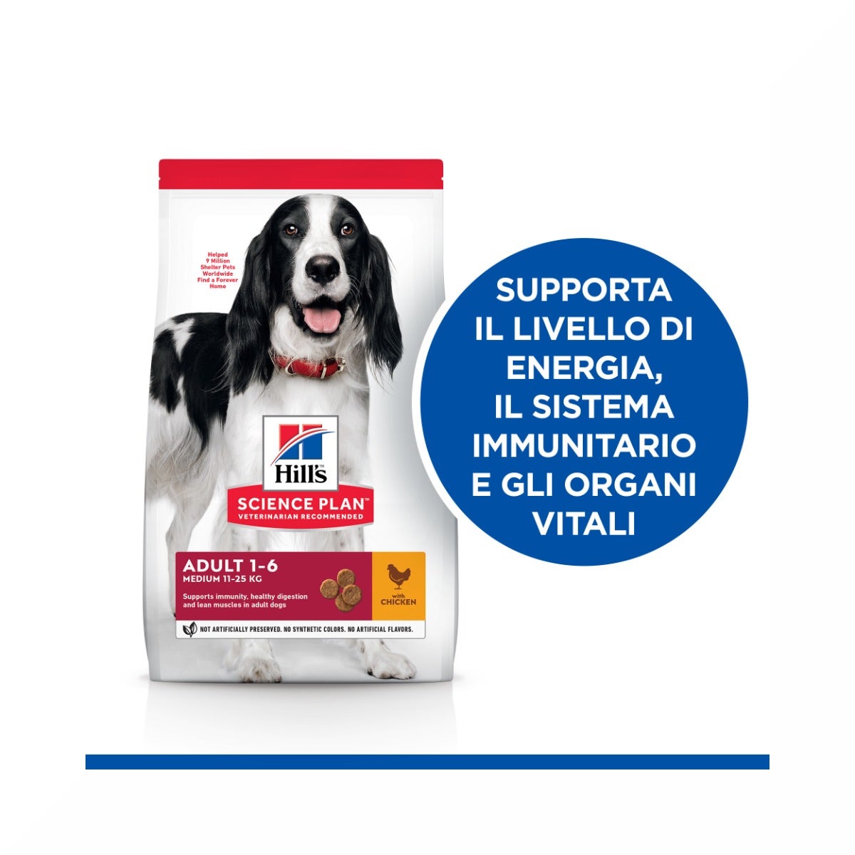 Hill's Science Plan Medium Adult Crocchette con Pollo Per Cani Sacco 14 Kg-3