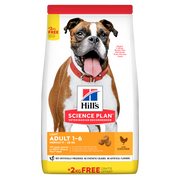 Hill's Science Plan Light Adult Crocchette Con Pollo Per Cani Taglia Media Sacco 14 Kg-0
