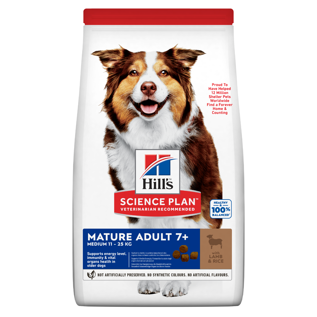 Hill's Science Plan Mature Adult 7+ Crocchette con Pollo per Cani Taglia Media Sacco 14 Kg-1