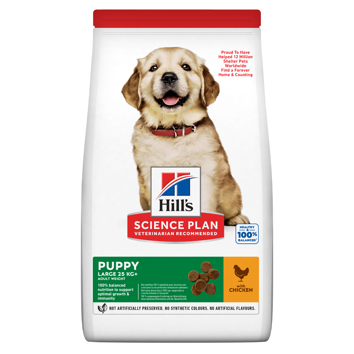 Hill's Science Plan Large Breed Puppy Crocchette Con Pollo Per Cuccioli Sacco 14,5Kg-0