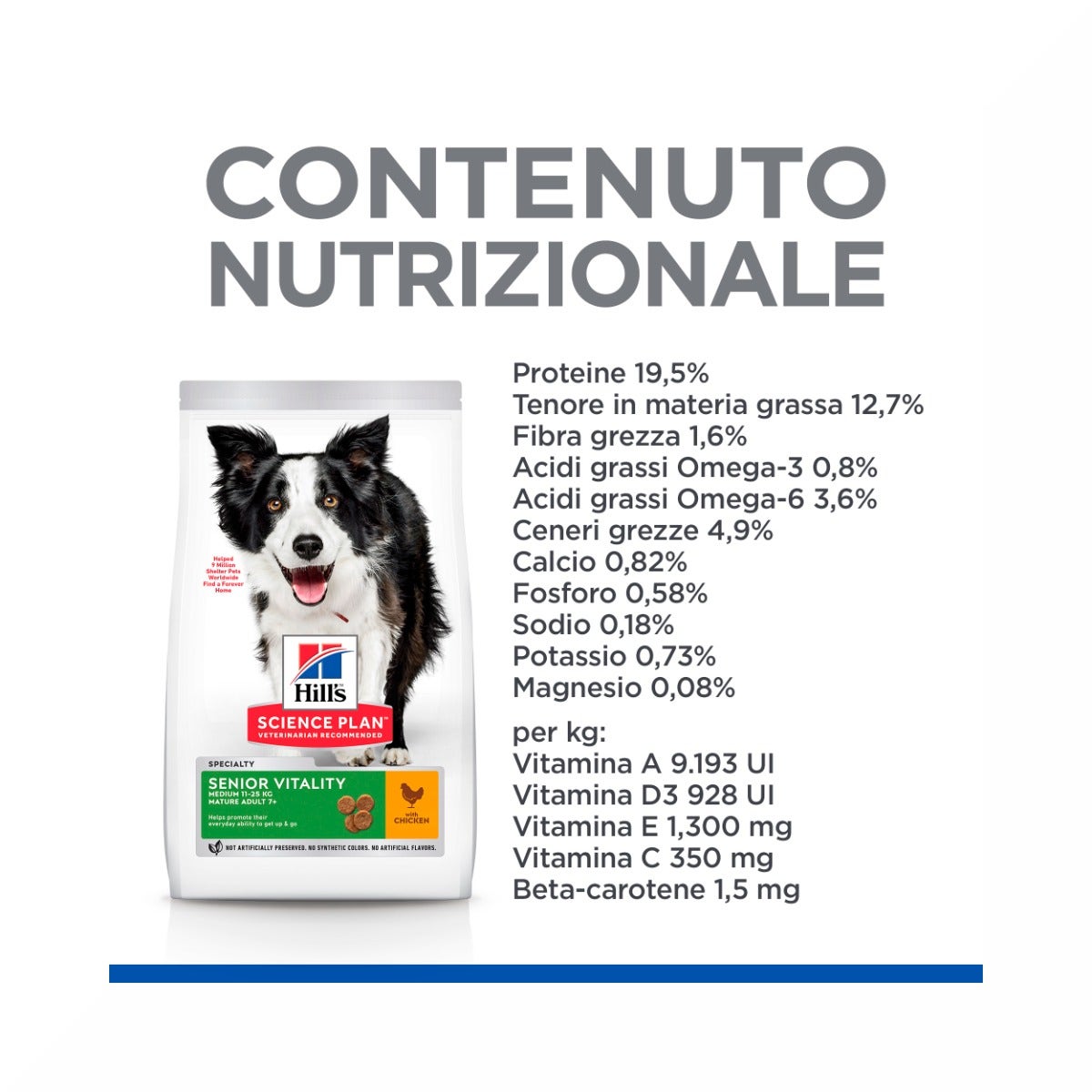 Hill's Science Plan Senior Vitality Mature Adult 7+ Crocchette Con Pollo E Riso Per Cani Taglia Media 12Kg-5