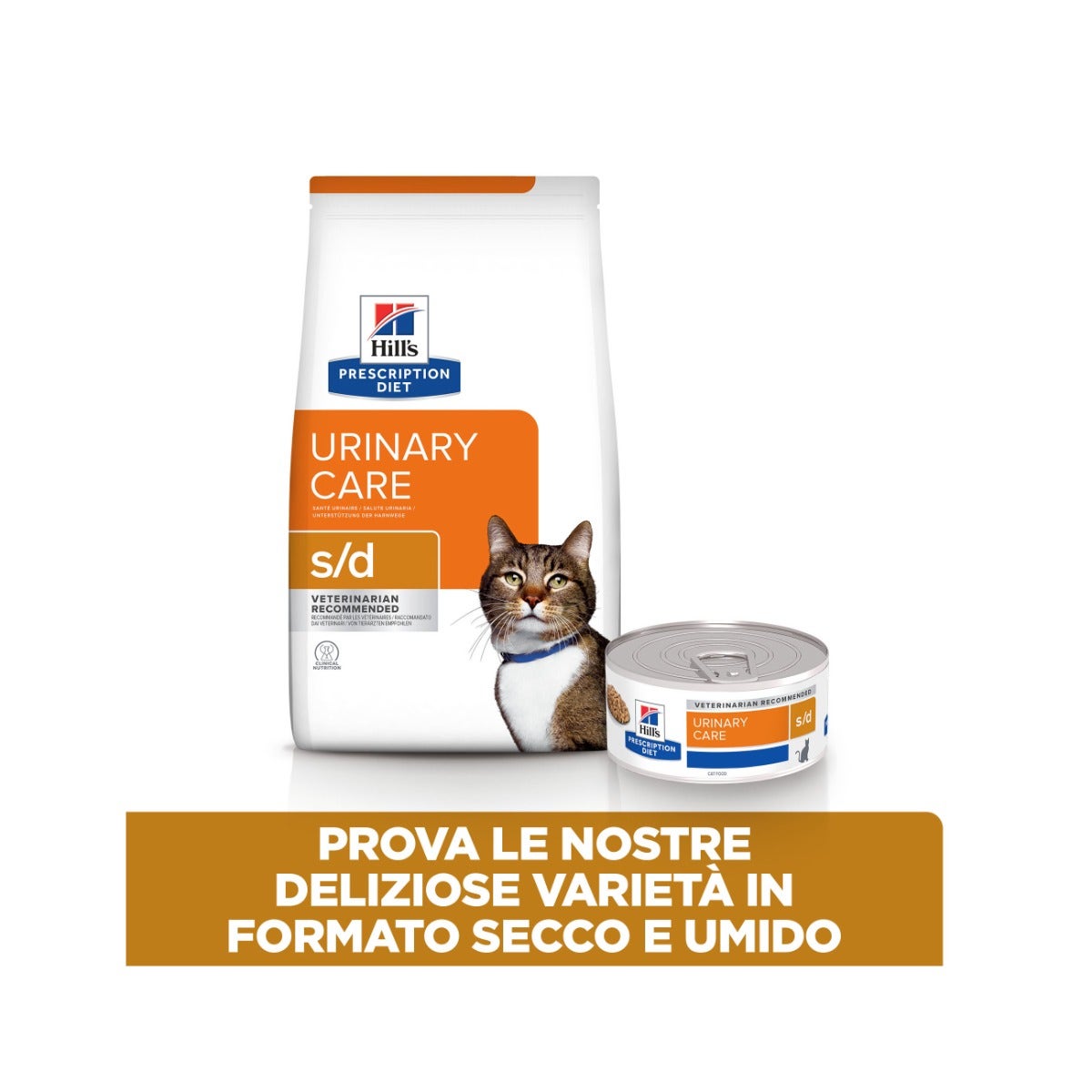 Hill's Prescription Diet S/D Urinary Care Crocchette Per Gatti Sacco 3kg-3