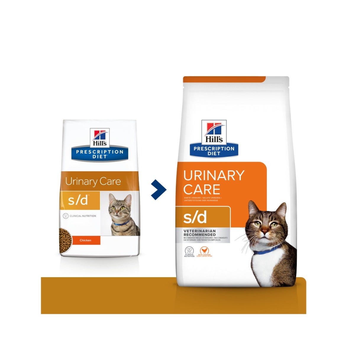 Hill's Prescription Diet S/D Urinary Care Crocchette Per Gatti Sacco 3kg-2
