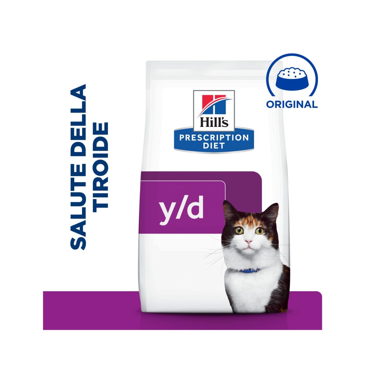 Hill's Prescription Diet Y/D Thyroid Care Crocchette Per Gatti Sacco 3kg-3