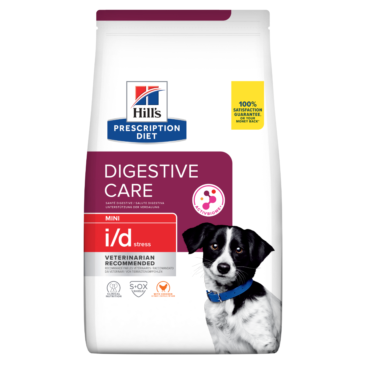 Hill's Prescription Diet I/D Digestive Care Stress Crocchette Per Cani Con Pollo Taglia Mini Sacco 6kg-0