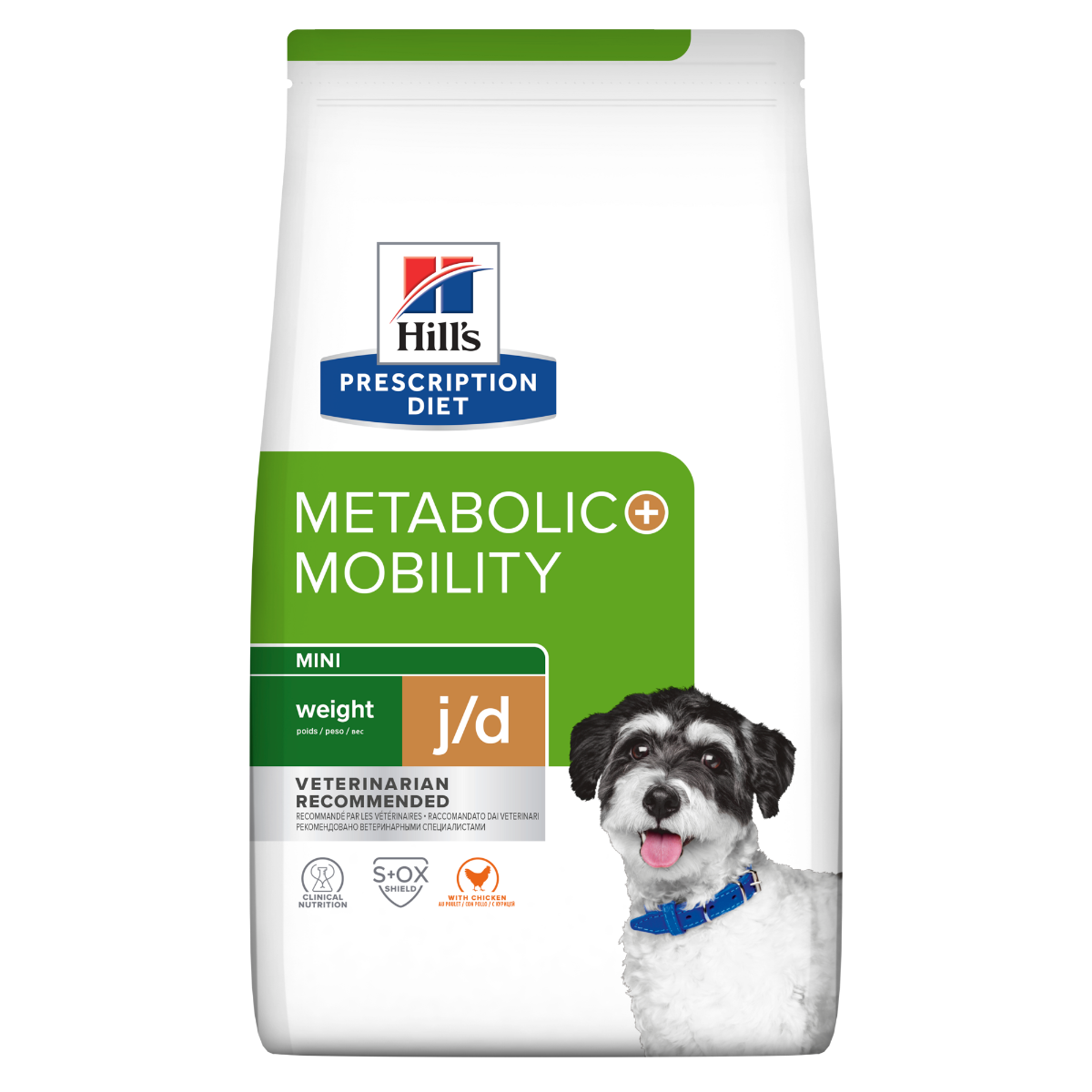 Hill's Prescription Diet J/D Metabolic+Mobility Crocchette Per Cani Taglia Mini Sacco 3kg-0