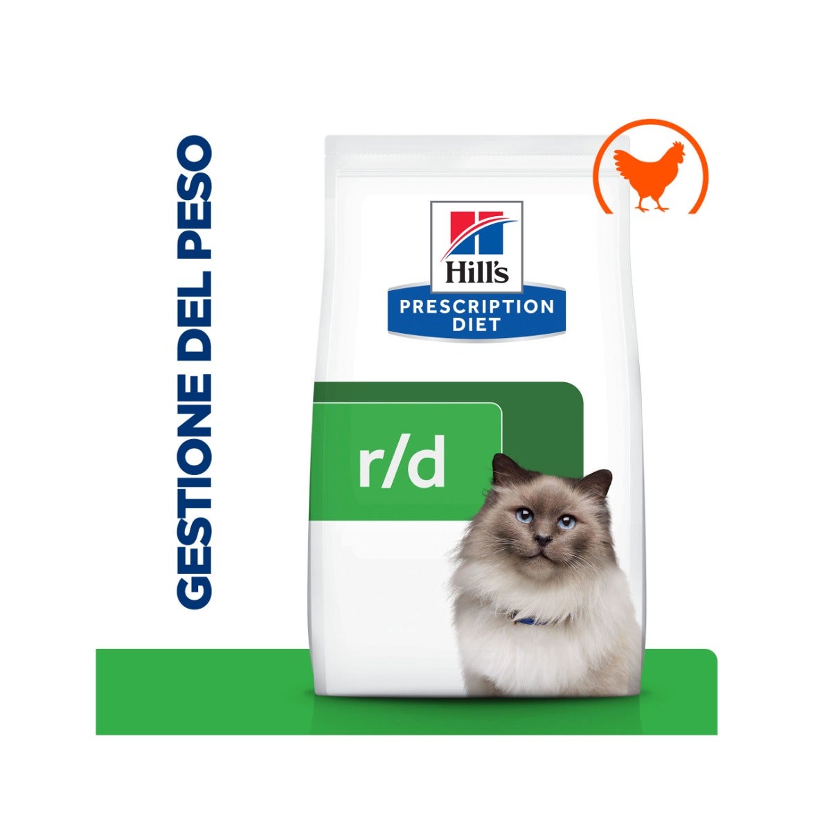 Hill's Prescription Diet R/D Weight Loss Crocchette Per Gatti Sacco 3kg-7