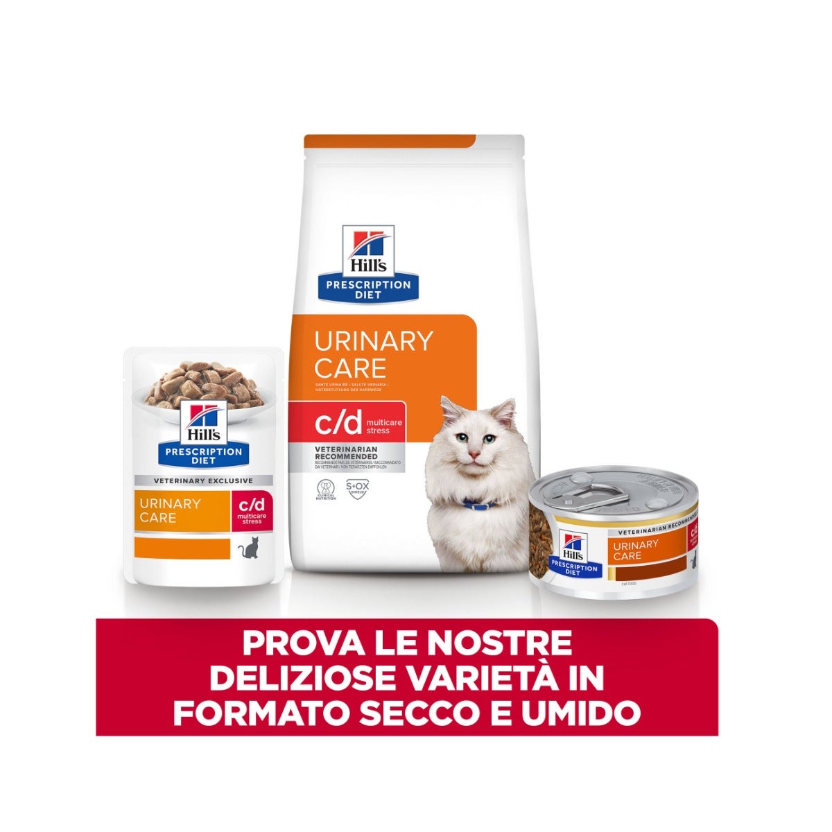 Hill's Prescription Diet C/D Multicare Stress Crocchette Pesce Oceanico Per Gatti 400g-3