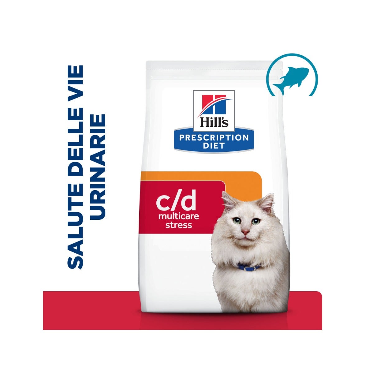 Hill's Prescription Diet C/D Multicare Stress Crocchette Pesce Oceanico Per Gatti 400g-4
