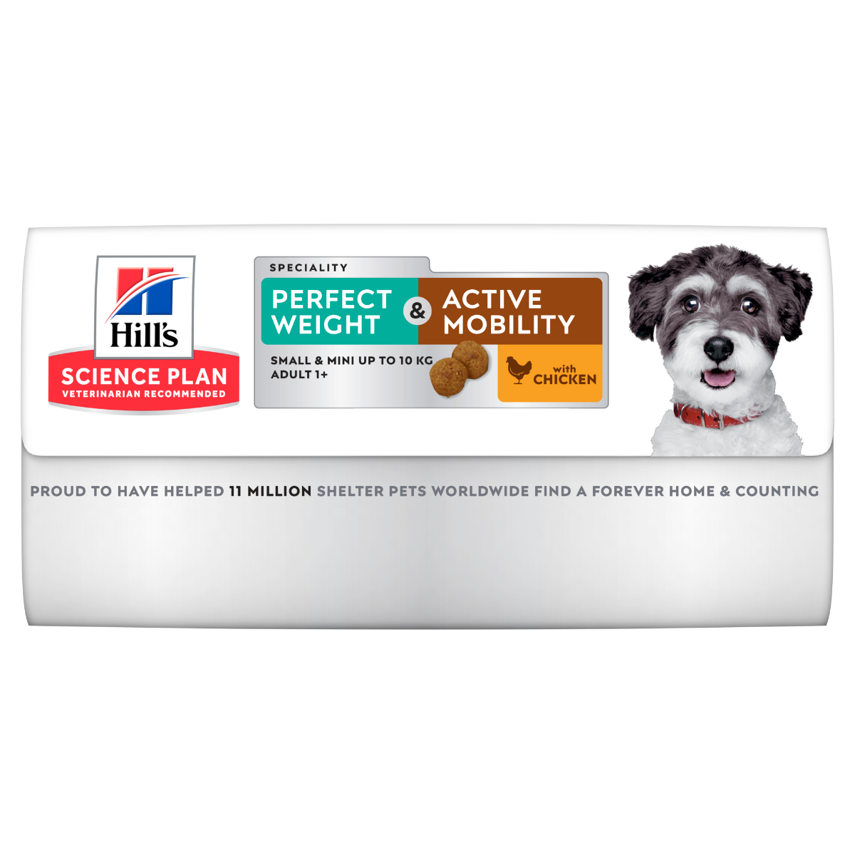 Hill's Science Plan Perfect Weight & Active Mobility Adult Crocchette Con Pollo Per Cani Taglia Piccola Sacco 1,5 kg-9