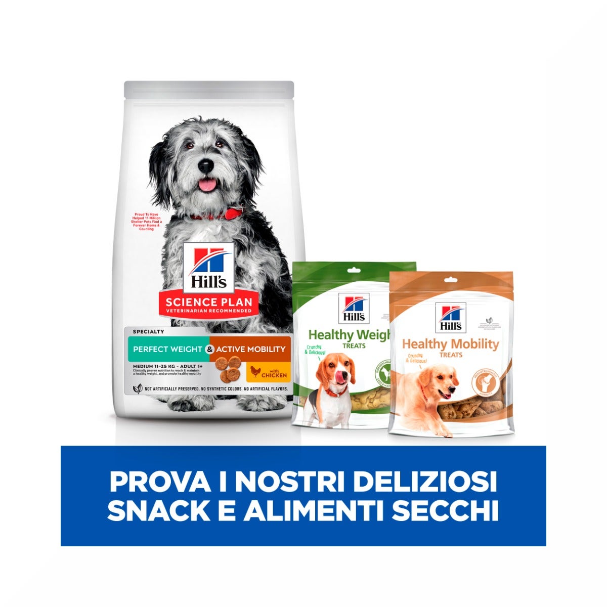 Hill's Science Plan Perfect Weight & Active Mobility Adult Crocchette Con Pollo Per Cani Taglia Media Sacco 2,5 Kg-7