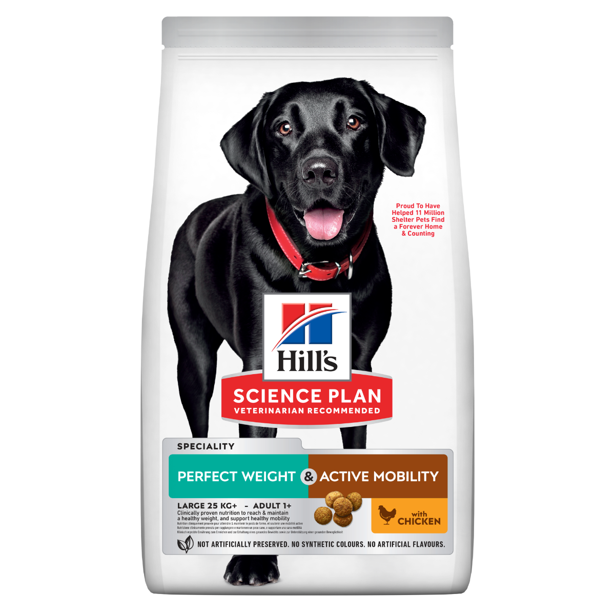Hill's Science Plan Perfect Weight & Active Mobility Adult Crocchette Con Pollo Per Cani Taglia Grande Sacco 12 Kg-1