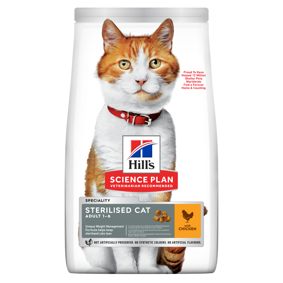 Hill's Science Plan Sterilised Cat Adult Crocchette Per Gatti Con Pollo 10 Kg-0